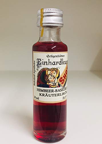 Seligenstädter Einhardkuss Shot - Himbeer-Kräuter-Likör im 4er Pack a 20ml von Einhardkuss_500