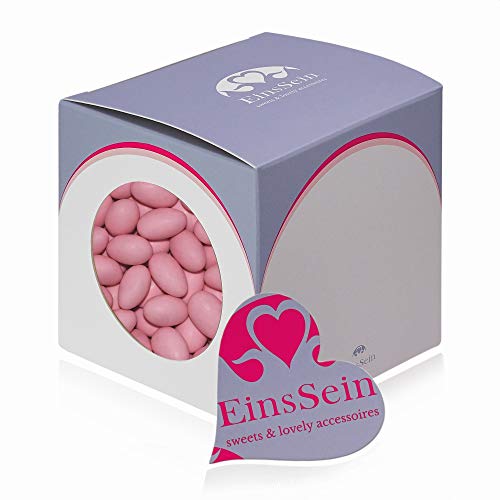 EinsSein 0,5kg Schokoladeneier Ostern Erdbeere rosa matt - Ostereier aus Schokolade sprich Schokoeier als Geschenk - Süßigkeiten Ostergeschenke von EinsSein