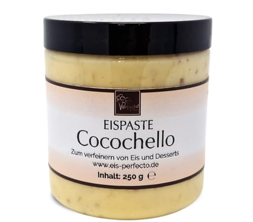 Cocochello Eispaste │ italienischer Eisgenusses│ MEGA GESCHMACK│ Pimpe deine Eis, Desserts, Getränke uvm mit einer extra Portion Geschmack auf│ Inhalt 250 g von Eis Perfecto