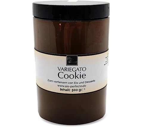 Cookie-Variegato zum marmorieren für selbstgemachtes leckeres Milcheis │ MEGA GESCHMACK │ Auch super lecker in Desserts und Torten uvm. │ Inhalt 500 g von Eis Perfecto