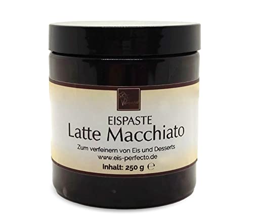 Latte Macchiato-Eispaste für köstliches aromatisches Eis » Auch zum Verfeinern von leckeren Desserts, Getränke, Pralinen Torten und vielem mehr » Inhalt 250 g Beige von Eis Perfecto