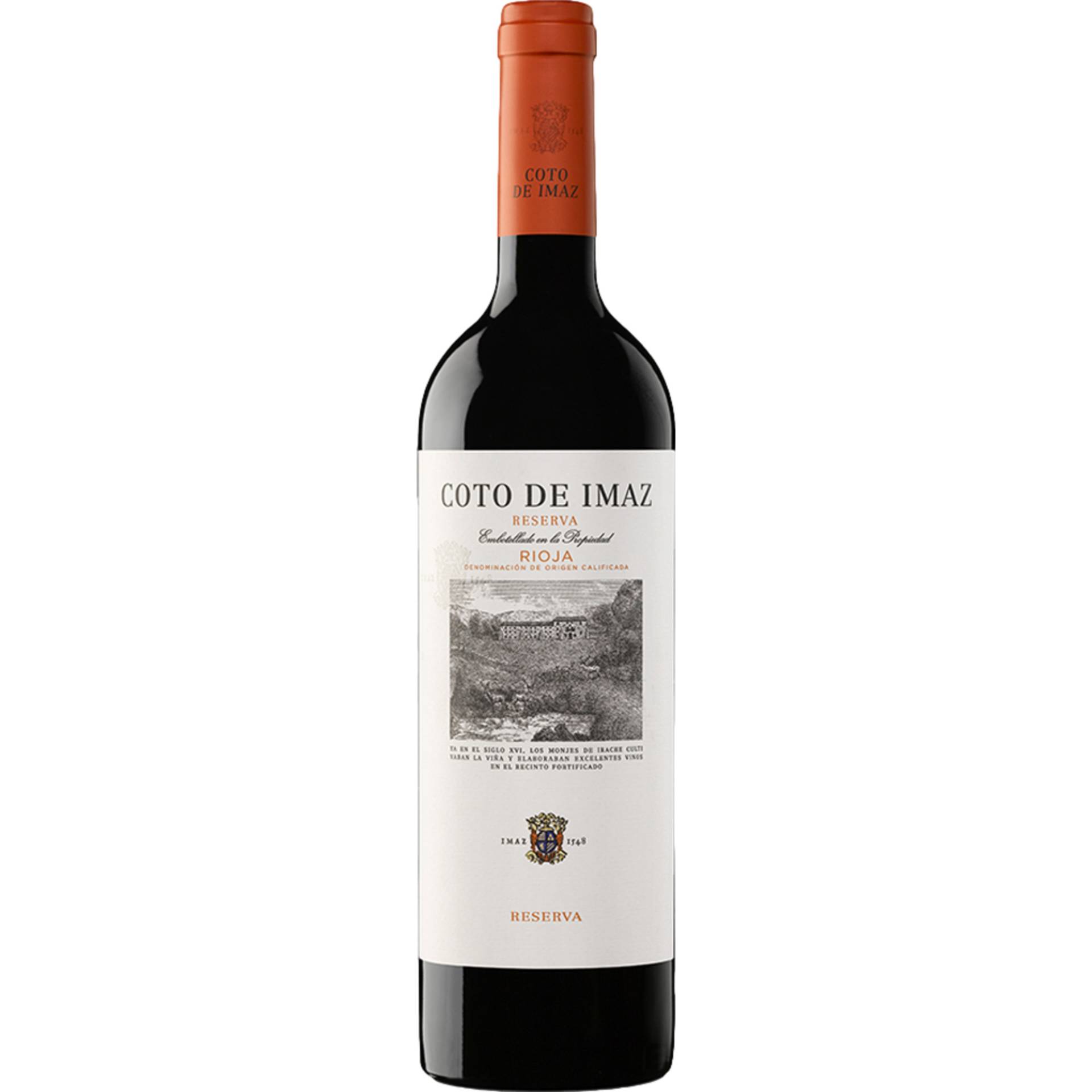 El Coto de Imaz Reserva, Rioja DOCa, Rioja, 2019, Rotwein von El Coto de Rioja - Calle Cmno. Viejo, 26, 01320 Oyón-Oion, Álava, Spanien