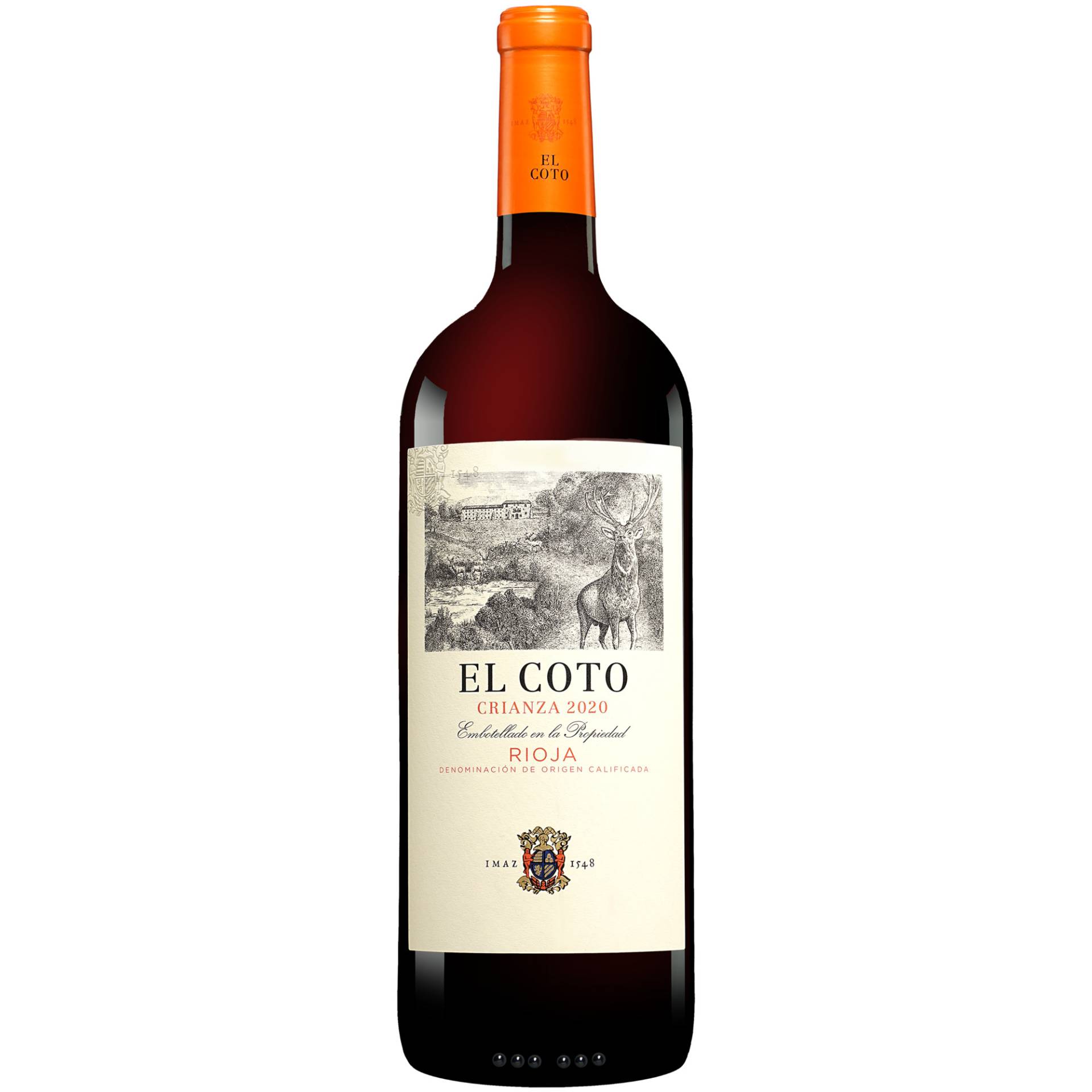 El Coto Crianza - 1,5 L. Magnum 2020  1.5L 13.5% Vol. Rotwein Trocken aus Spanien von El Coto