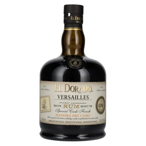 El Dorado Rum VERSAILLES Special Madeira Dry Casks 2005 55,1% Vol. 0,7l von El Dorado