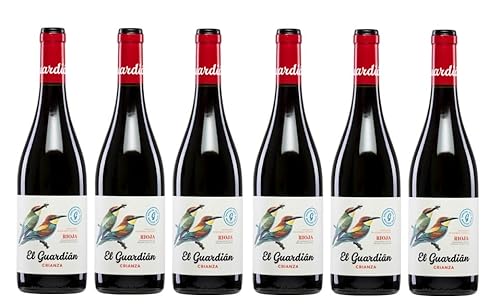 6x 0,75l - 2020er - El Guardián - Crianza - Rioja D.O.Ca. - Spanien - Rotwein trocken von El Guardián