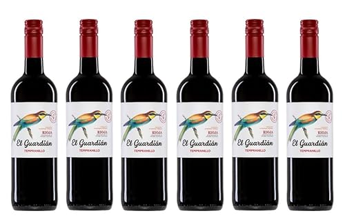 6x 0,75l - 2023er - El Guardián - Tempranillo - Rioja D.O.Ca. - Spanien - Rotwein trocken von El Guardián