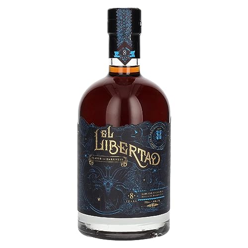 El Libertad 8 Years Old FLAVOR OF DARKNESS Dark Oak Spiced Rum Chapter III 48,1% Vol. 0,7l von El Libertad