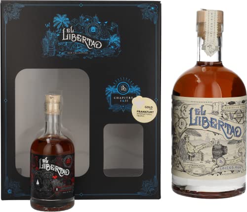 El Libertad Spiced Rum CHAPITRE I & II 40,2% Vol. 0,8l in Geschenkbox mit Chapter II Mini von Zeelec