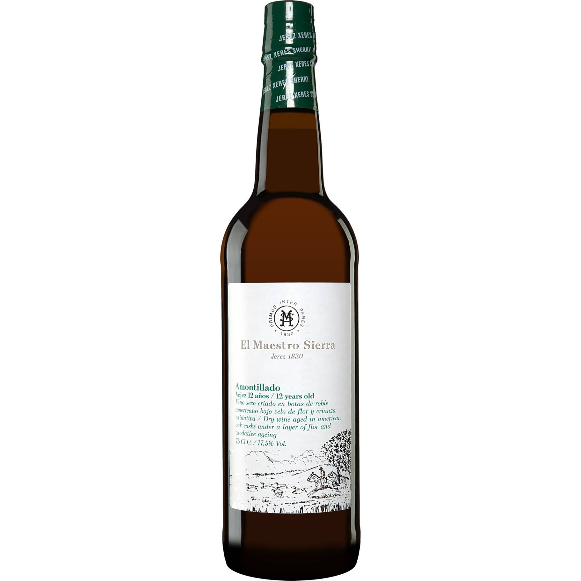 El Maestro Sierra Amontillado Seco »12 Años«  0.75L 17.5% Vol. Trocken aus Spanien von El Maestro Sierra