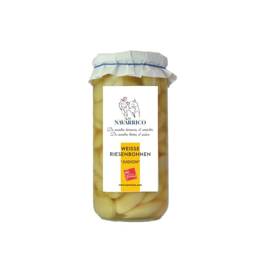 El Navarrico - Dicke Bohnen Extra naturbelassen | Traditionelle Landwirtschaft | Natürlich und frisch | 700 gr - Glas von El NAVARRICO