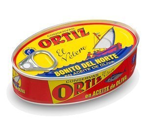 Ortiz Bonito del Norte weißer Thunfisch in Olivenöl 112 gr. (Packung mit 4) von El Velero