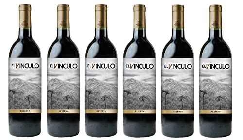 6x 0,75l - 2019er - Fernández Rivera - El Vinculo - Reserva - La Mancha D.O.P. - Spanien - Rotwein trocken von El Vinculo