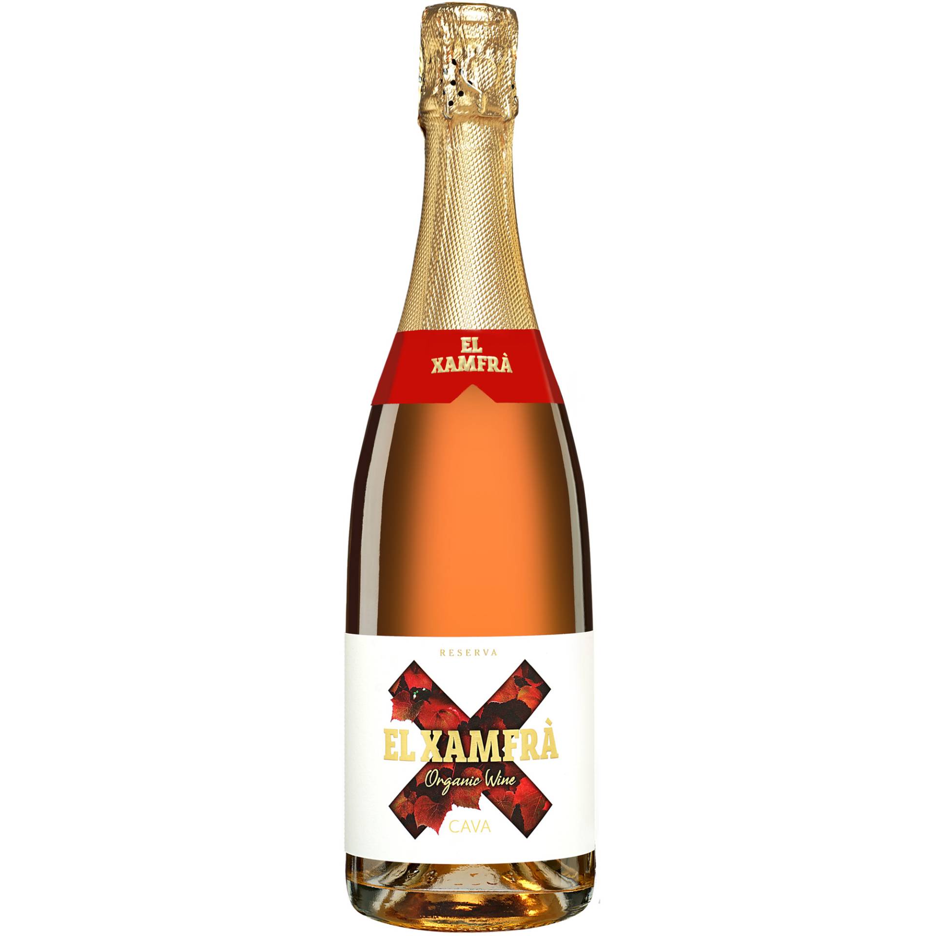 El Xamfrà Cava Rosé Reserva Brut Nature 2019  0.75L 11.5% Vol. Sehr Trocken aus Spanien von El Xamfrà