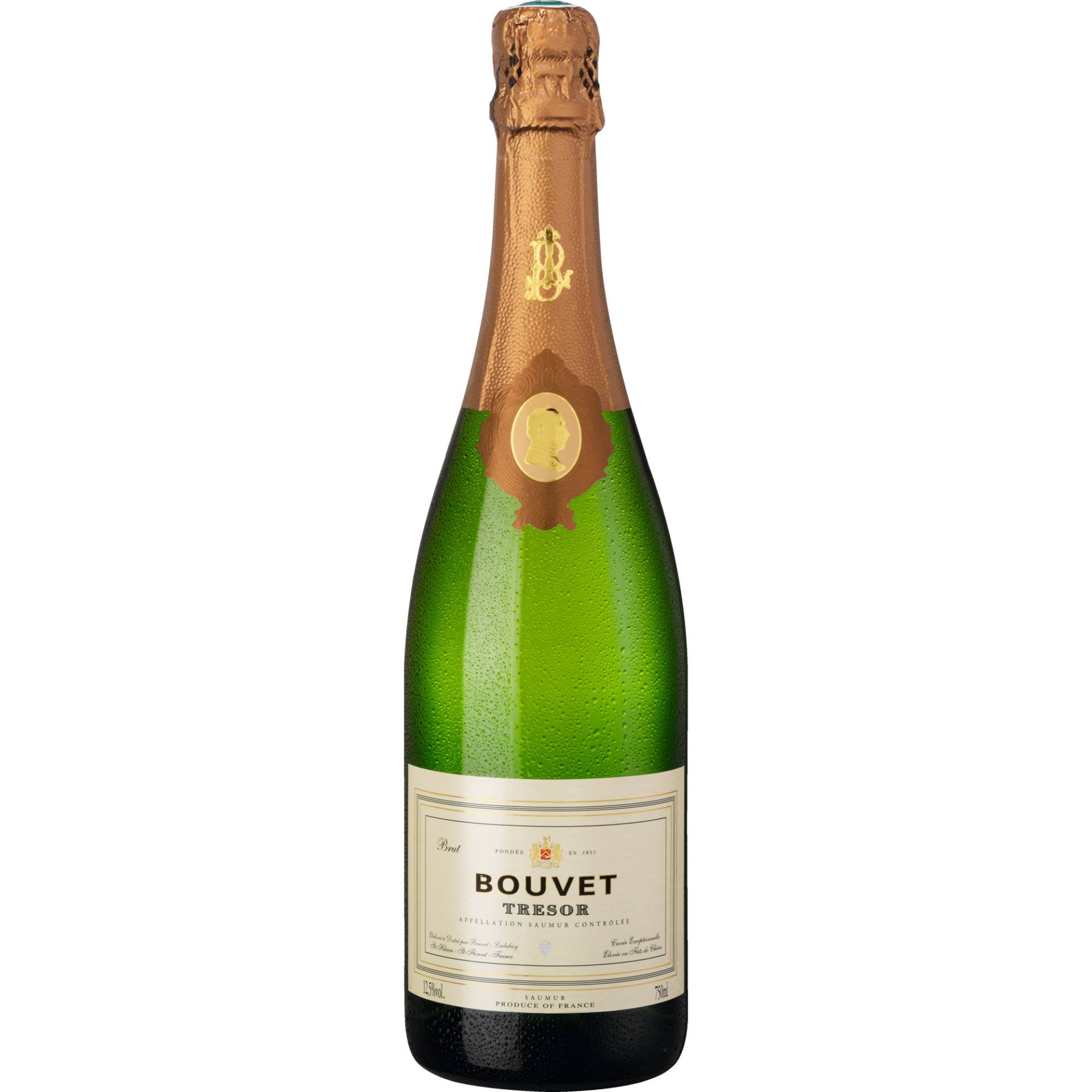 Bouvet Ladubay Trésor Blanc, Brut, Saumur AC, Loire, 2019, Weißwein von Elaboré à Distré par Bouvet Ladubay SA - St Hilaire St Florent - France