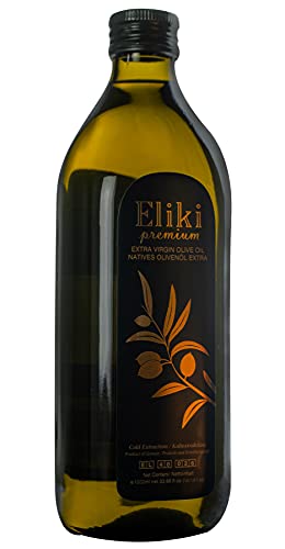 Griechisches Extra natives Olivenöl - Eliki - kaltgepresst & filtriert - mildes Olivenöl - premium Qualität (1 Liter) von Eliki