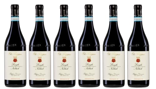 6x 0,75l - 2022er - Elio Filippino - Nebbiolo - Langhe D.O.P. - Piemonte - Italien - Rotwein halbtrocken von Elio Filippino