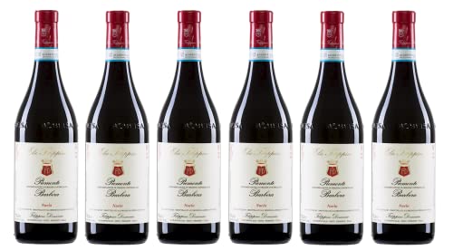 6x 0,75l - 2022er - Elio Filippino - Nuela - Barbera d'Alba D.O.P. - Piemonte - Italien - Rotwein trocken von Elio Filippino