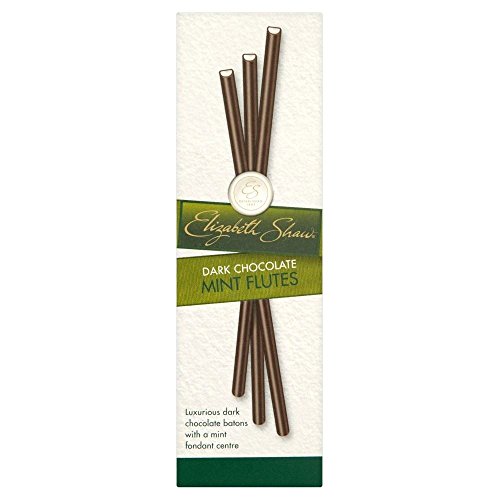 Elizabeth Shaw Dark Chocolate Mint Flutes (105g) - Packung mit 2 von Elizabeth Shaw