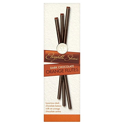 Elizabeth Shaw Dark Chocolate orange Flutes (105g) - Packung mit 2 von Elizabeth Shaw