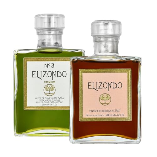 Elizondo, Probierpaket - Olivenöl & Sherry-Essig, aus Spanien, 2 x 200 ml von Elizondo