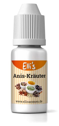 Ellis Aromen Anis-Kräuter NATURIDENTISCHES Lebensmittelaroma | Für Speisen & Getränke | 10 ml von Elli´s