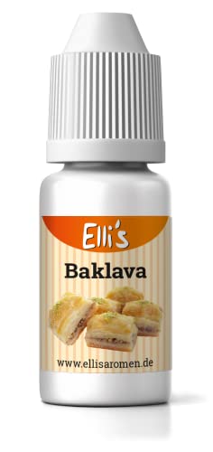 Ellis Aromen Baklava NATURIDENTISCHES Lebensmittelaroma | Für Speisen & Getränke | 10 ml von Elli´s