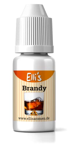 Ellis Aromen Brandy NATURIDENTISCHES Lebensmittelaroma | Für Speisen & Getränke | 10 ml von Elli´s