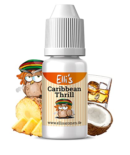 Ellis Aromen Caribbean Thrill NATURIDENTISCHES Lebensmittelaroma | Für Speisen & Getränke | 10 ml von Elli´s