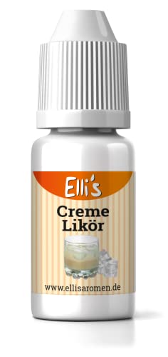 Ellis Aromen Creme Likör NATURIDENTISCHES Lebensmittelaroma | Für Speisen & Getränke | 10 ml von Elli´s