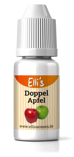 Ellis Aromen Doppel Apfel NATURIDENTISCHES Lebensmittelaroma | Für Speisen & Getränke | 10 ml von Elli´s