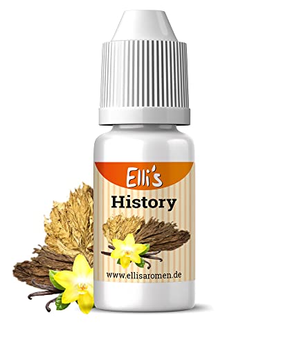 Ellis Aromen History NATURIDENTISCHES Lebensmittelaroma | Für Speisen & Getränke | 10 ml von Elli´s