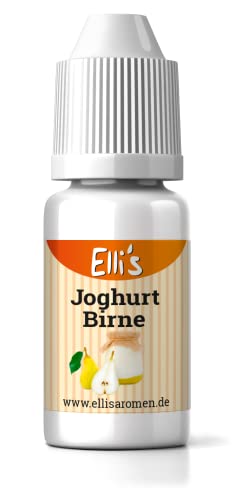 Ellis Aromen Joghurt Birne NATURIDENTISCHES Lebensmittelaroma | Für Speisen & Getränke | 10 ml von Elli´s