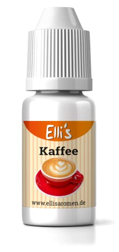 Ellis Aromen Kaffee NATURIDENTISCHES Lebensmittelaroma | Für Speisen & Getränke | 10 ml von Elli´s