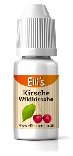 Ellis Aromen Kirsche (Wildkirsche) NATURIDENTISCHES Lebensmittelaroma | Für Speisen & Getränke | 10 ml von Elli´s