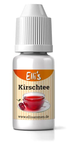 Ellis Aromen Kirschtee NATURIDENTISCHES Lebensmittelaroma | Für Speisen & Getränke | 10 ml von Elli´s