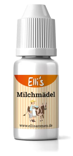 Ellis Aromen Milchmädel NATURIDENTISCHES Lebensmittelaroma | Für Speisen & Getränke | 10 ml von Elli´s