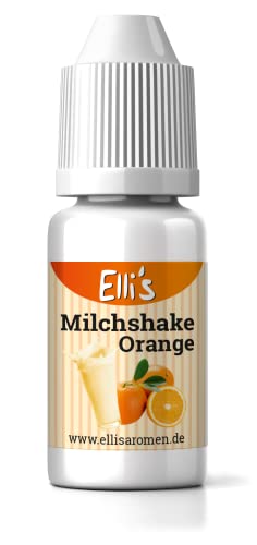 Ellis Aromen Milchshake Orange NATURIDENTISCHES Lebensmittelaroma | Für Speisen & Getränke | 10 ml von Elli´s