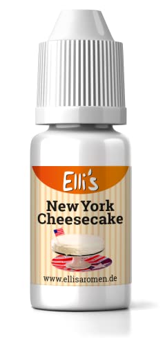 Ellis Aromen New York Cheesecake NATURIDENTISCHES Lebensmittelaroma | Für Speisen & Getränke | 10 ml von Elli´s