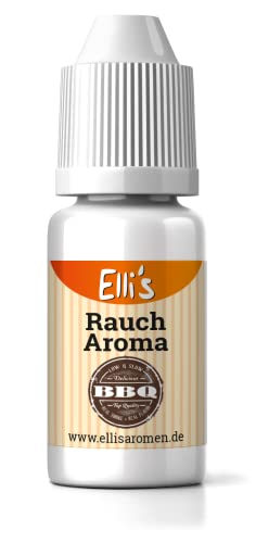 Ellis Aromen Rauch NATURIDENTISCHES Lebensmittelaroma | Für Speisen & Getränke | 10 ml von Elli´s