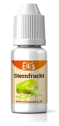 Ellis Aromen Sternfrucht NATURIDENTISCHES Lebensmittelaroma | Für Speisen & Getränke | 10 ml von Elli´s