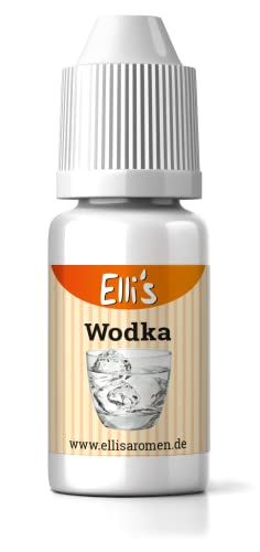 Ellis Aromen Vodka NATURIDENTISCHES Lebensmittelaroma | Für Speisen & Getränke | 10 ml von Elli´s