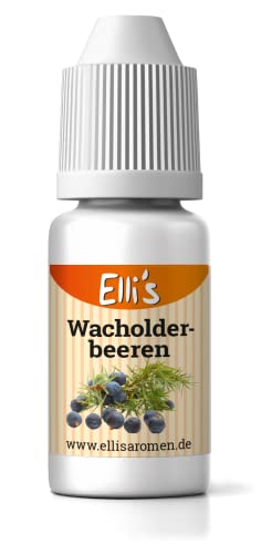 Ellis Aromen Wachholderbeeren NATURIDENTISCHES Lebensmittelaroma | Für Speisen & Getränke | 10 ml von Elli´s