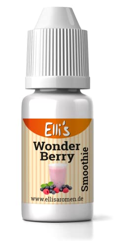 Ellis Aromen Wonder Berry Smoothie NATURIDENTISCHES Lebensmittelaroma | Für Speisen & Getränke | 10 ml von Elli´s