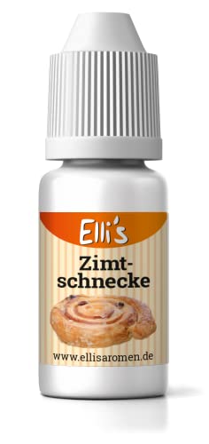 Ellis Aromen Zimtschnecke NATURIDENTISCHES Lebensmittelaroma | Für Speisen & Getränke | 10 ml von Elli´s