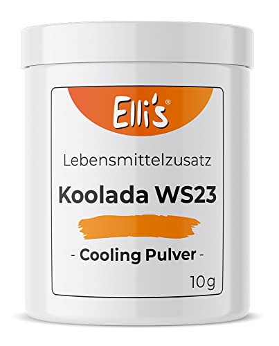 Koolada WS23 Pulver – Lebensmittelzusatz – 10 Gramm – Kühleffekt im Mund und auf der Haut von Elli´s