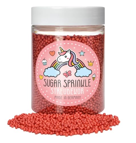 Sugar Sprinkles Tortendeko Streudekor - Rote Nano Perlen von Elli´s