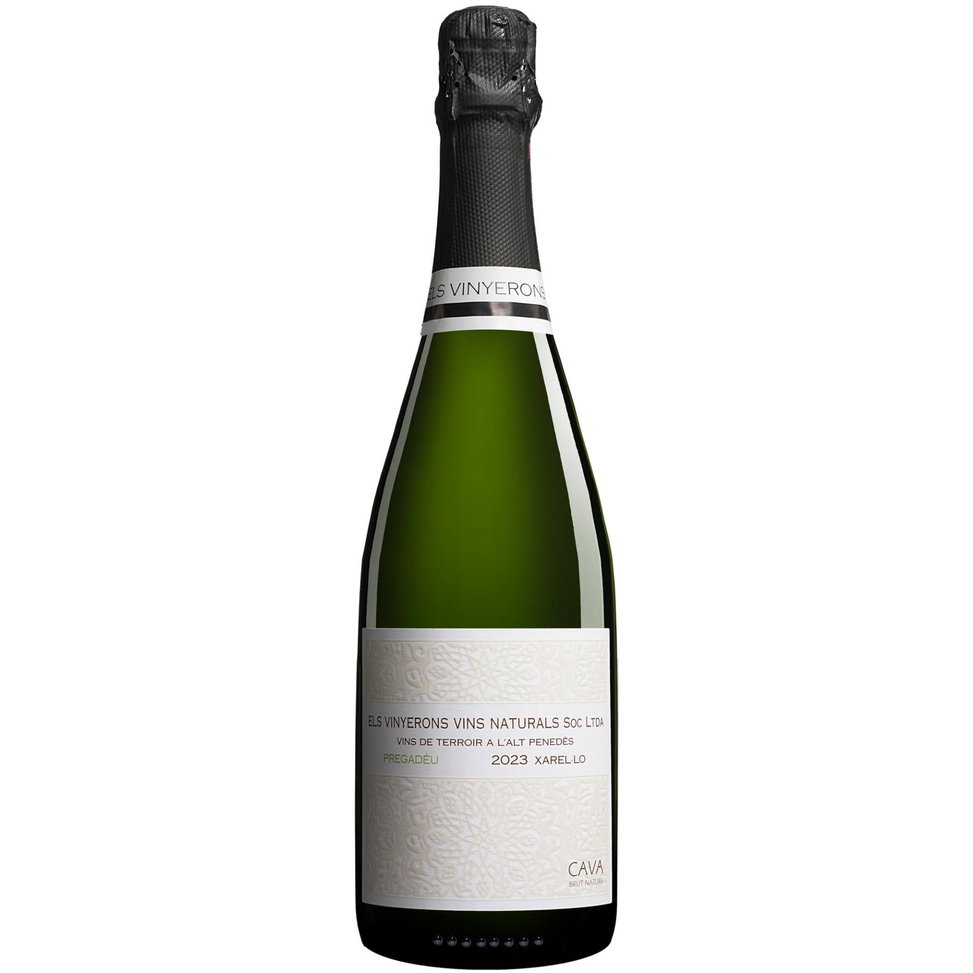 Cava Els Vinyerons Pregadéu Brut Nature 2023  0.75L 11.5% Vol. Sehr Trocken aus Spanien von Els Vinyerons