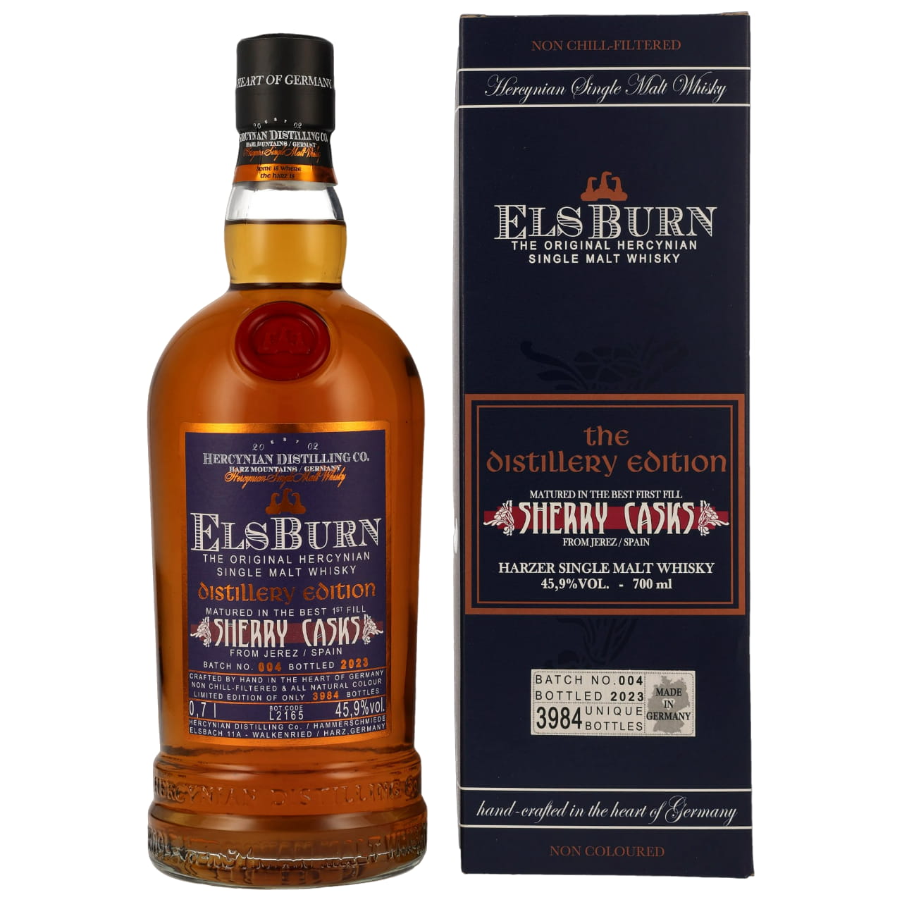 Elsburn Distillery Edition Batch 004 (2023) Sherry Casks 45,9% vol. 0,7 l von Elsburn