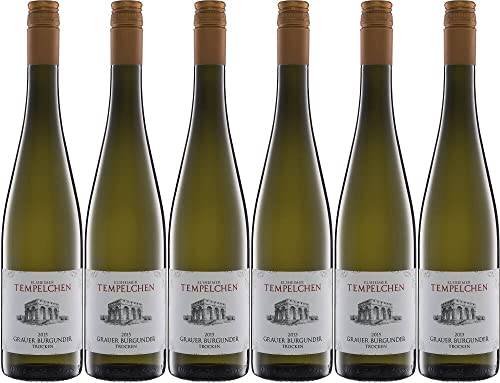 6x Elsheimer Tempelchen Grauer Burgunder 2015 - Elsheimer Tempelchen, Rheinhessen - Weißwein von Elsheimer Tempelchen