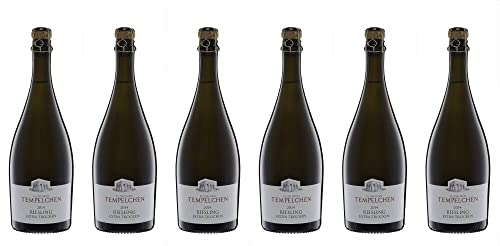 6x Elsheimer Tempelchen Riesling Sekt extra trocken 2014 - Elsheimer Tempelchen, Rheinhessen - Weißwein von Elsheimer Tempelchen